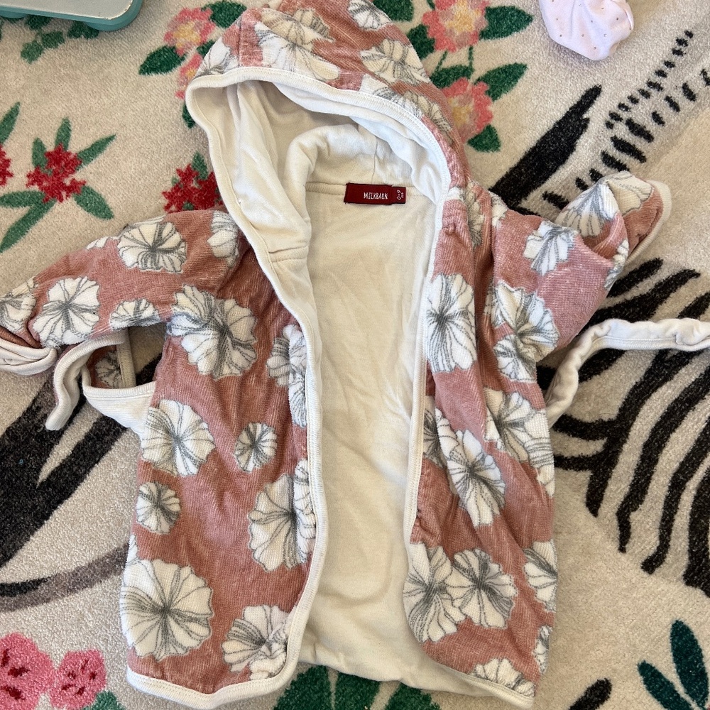 Milkbarn cotton robe 0-9 months